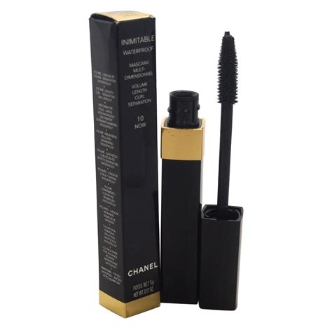 chanel mascara waterproof black|chanel mascara inimitable waterproof.